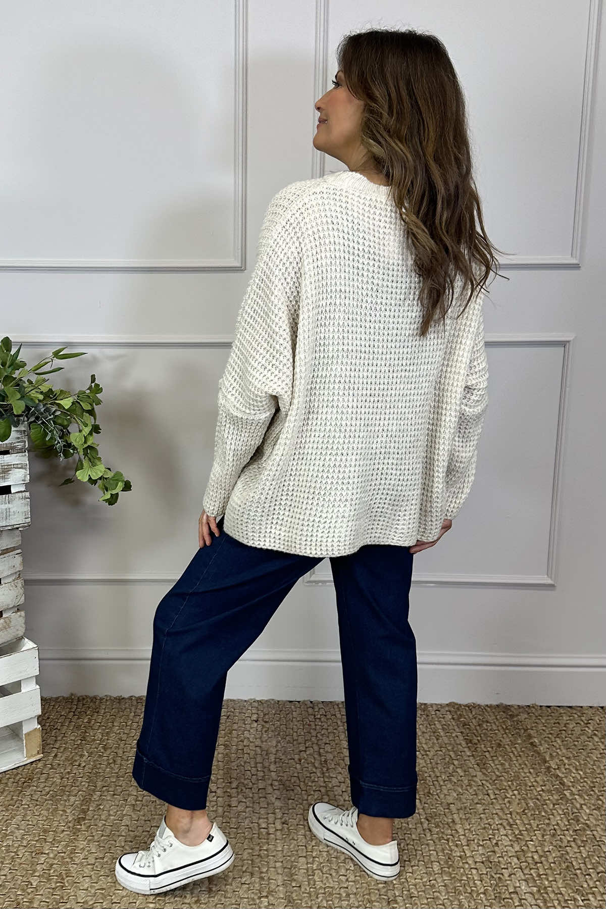 Maria Knitted Jumper Stone