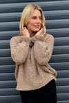 Marissa Boucle Jumper Camel