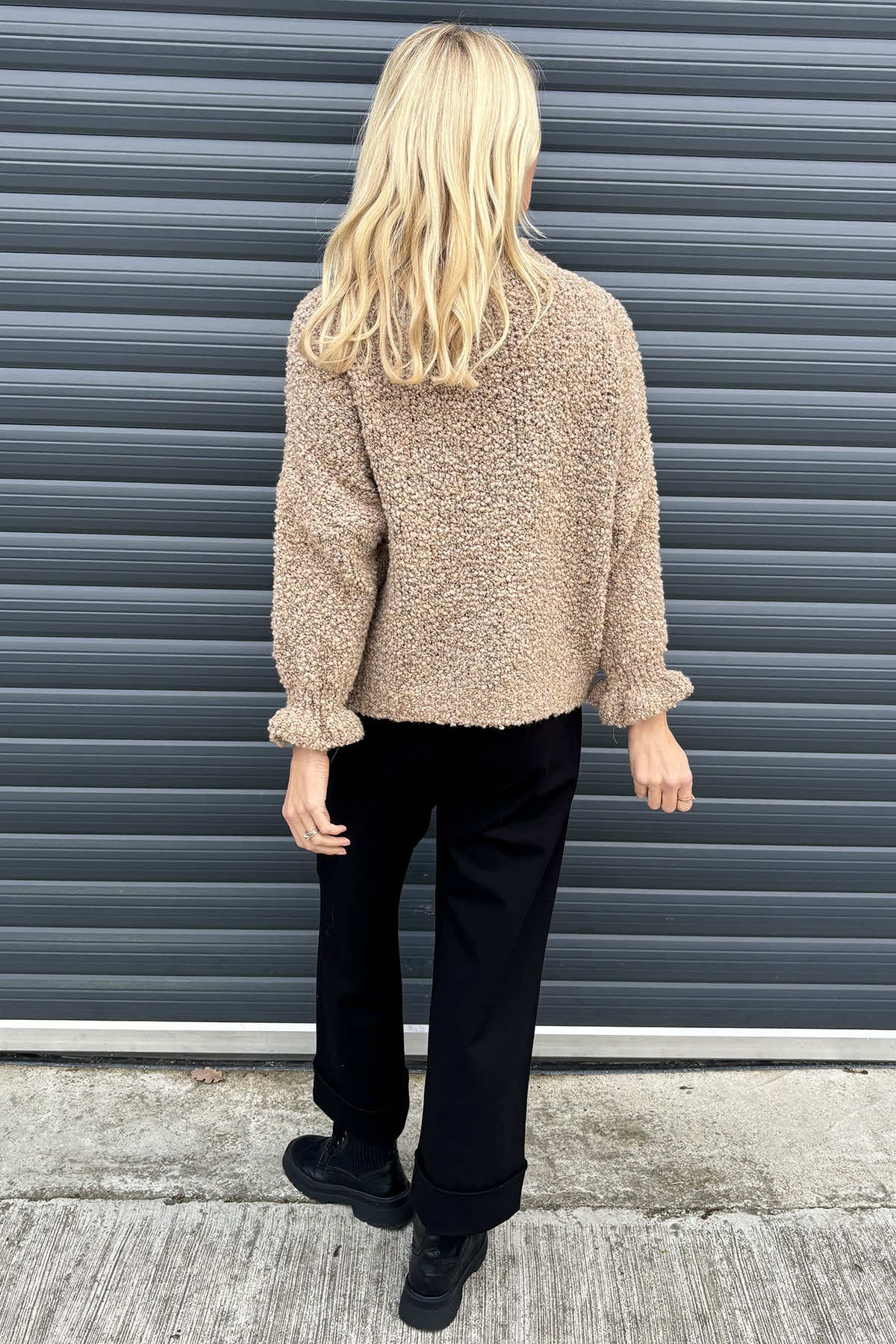 Marissa Boucle Jumper Camel