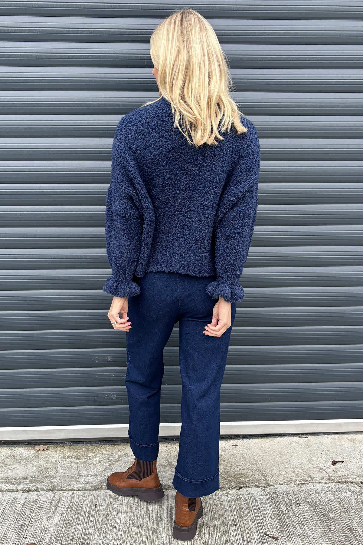 Marissa Boucle Jumper Navy