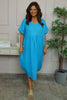 Fenella Linen Dress Kingfisher