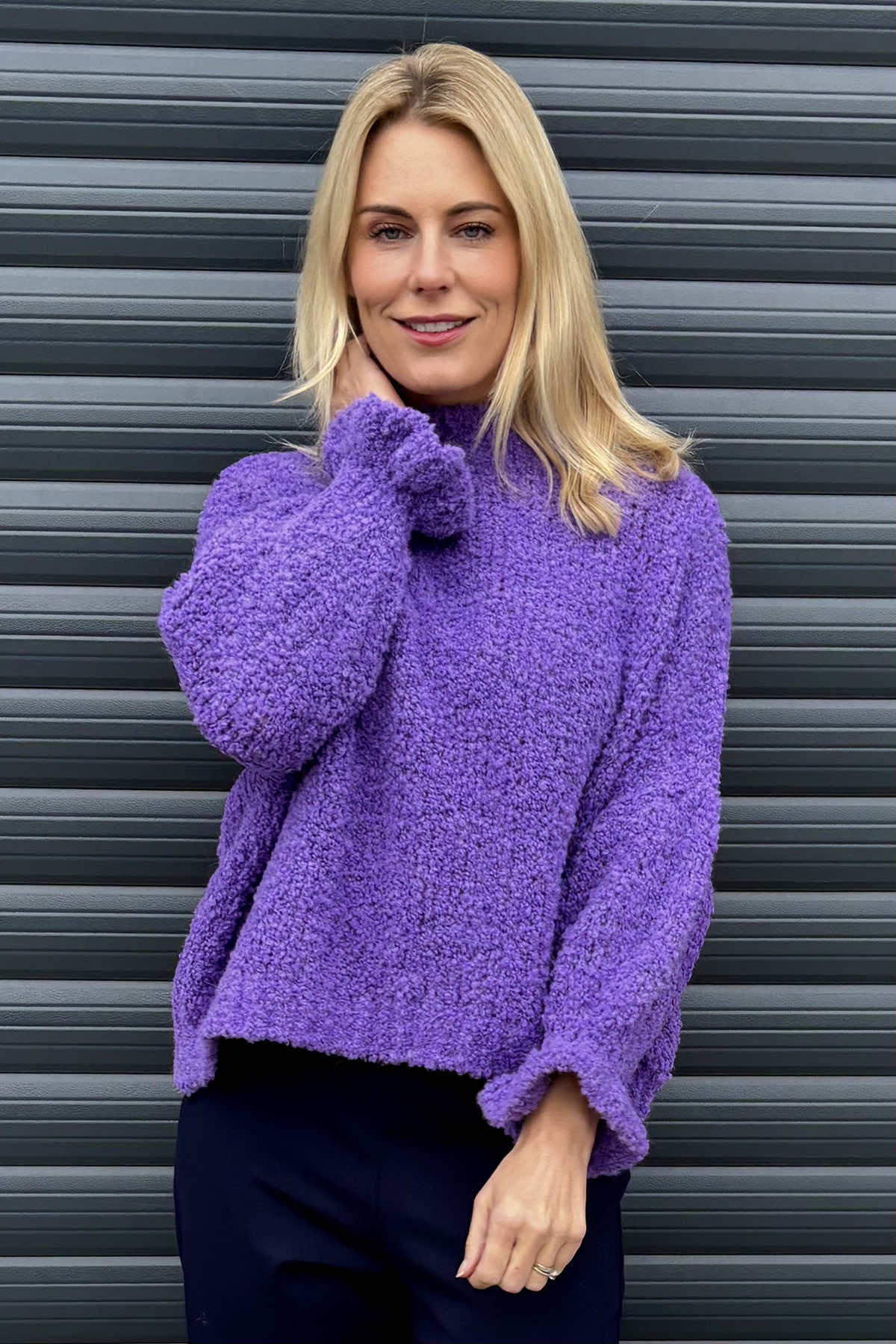 Marissa Boucle Jumper Light Purple