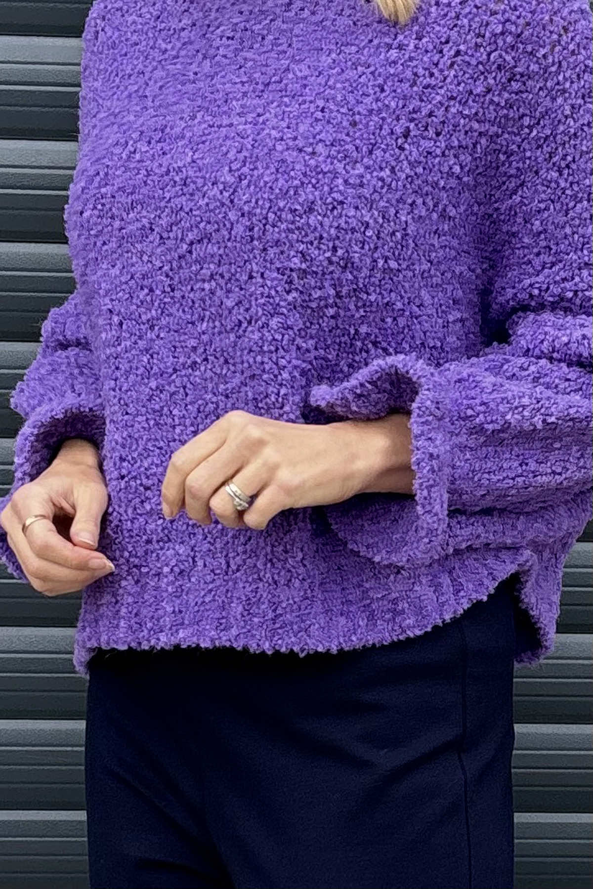 Marissa Boucle Jumper Light Purple