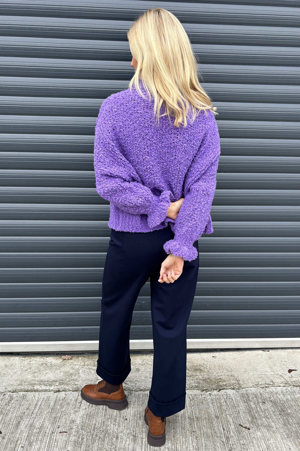 Marissa Boucle Jumper Light Purple