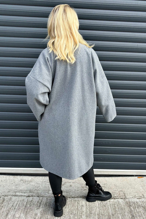 Helen Coat Grey - Image 4