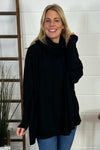 Isadora Polo Neck Knitted Jumper Black