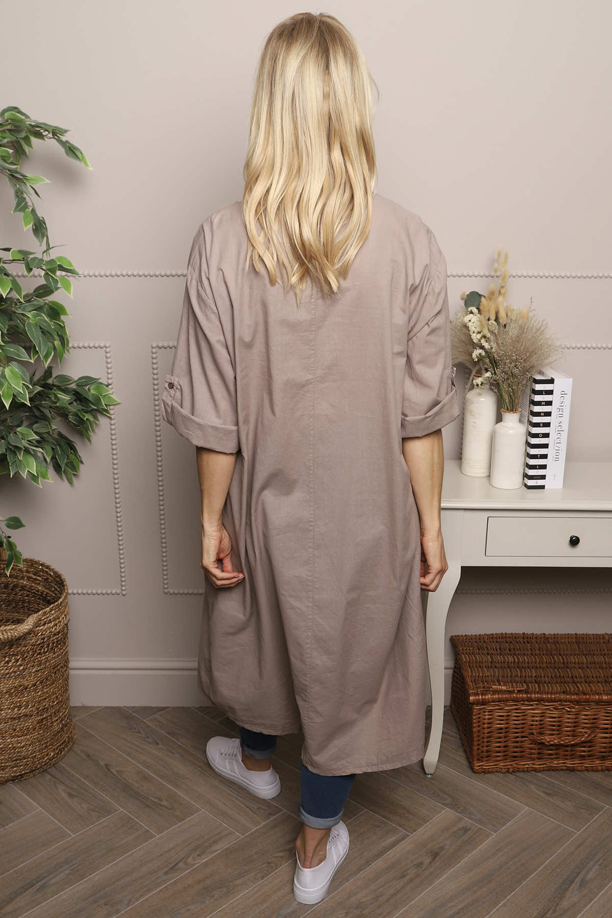Janie Cotton Dress Mocha