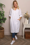 Janie Cotton Dress White