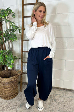 Judith Pocket Trousers Navy