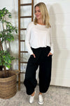 Judith Pocket Trousers Black