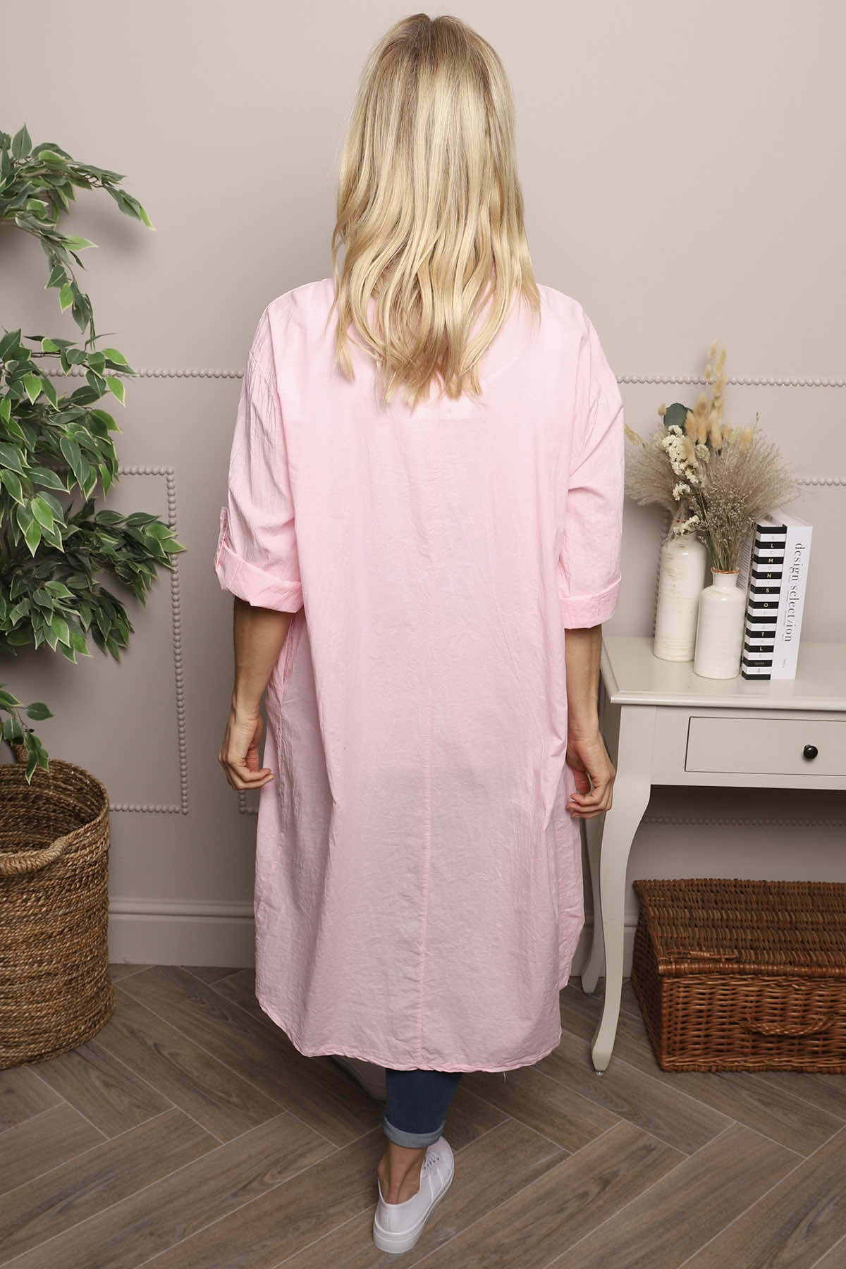 Janie Cotton Dress Pink