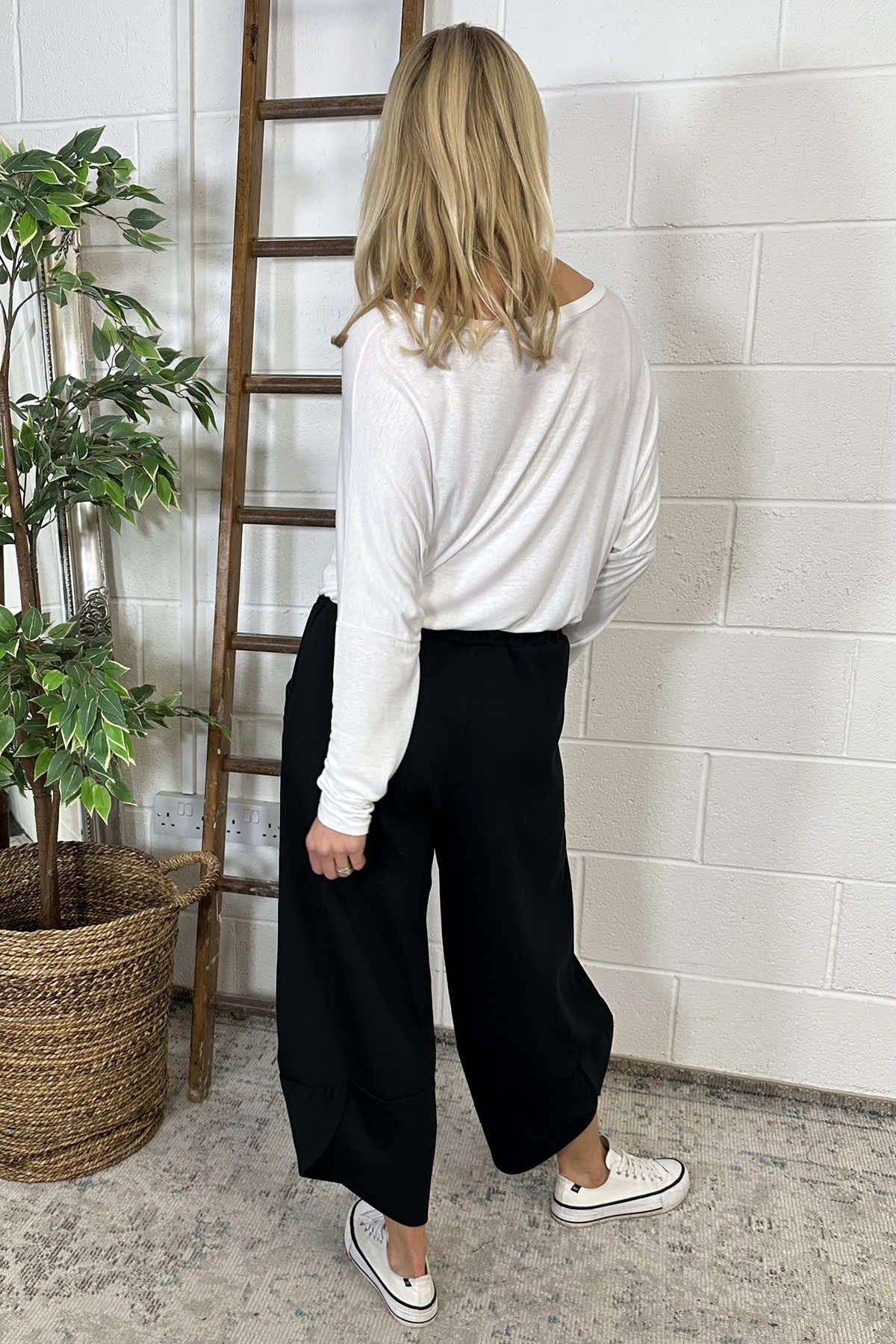 Judith Pocket Trousers Black