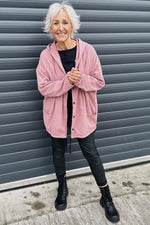 Bieber Hooded Jacket Pink Pink - Bieber Hooded Jacket Pink