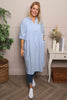 Janie Cotton Dress Powder Blue