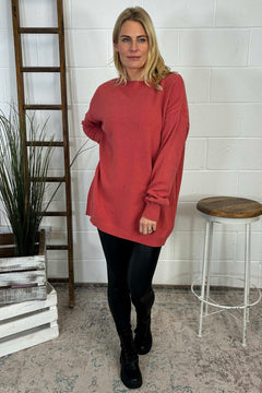 Odessa Knitted Jumper Brick