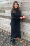 Yuna Knitted Dress Black