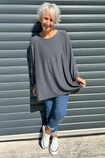 Lillian Jumper Mid Grey Mid Grey - Lillian Jumper Mid Grey