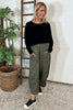 Judith Pocket Trousers Khaki