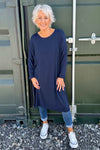 Maggie Knitted Tunic Navy