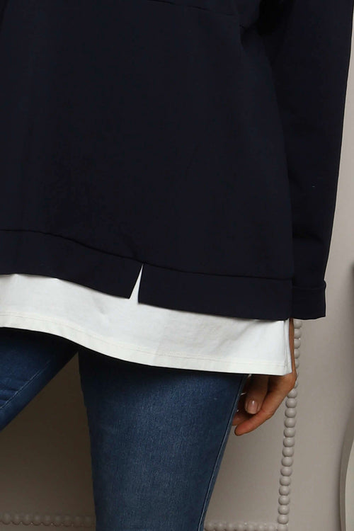 Stacey Top Navy - Image 3