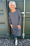 Maggie Knitted Tunic Mid Grey