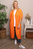 Emersyn Crinkle Shirt Dress Orange
