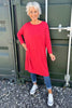 Maggie Knitted Tunic Red