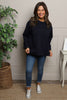 Maleah Seam Detail Top Navy