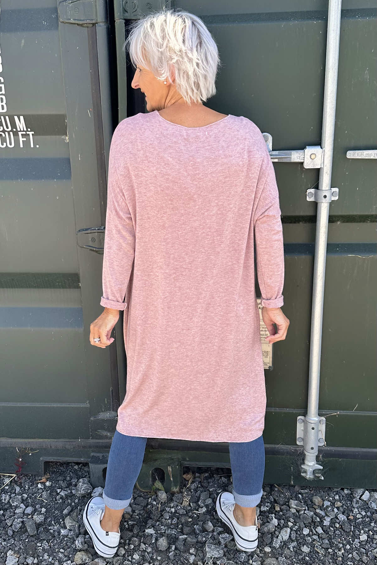 Maggie Knitted Tunic Pink