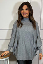 Naomi Jumper Mid Grey Mid Grey - Naomi Jumper Mid Grey