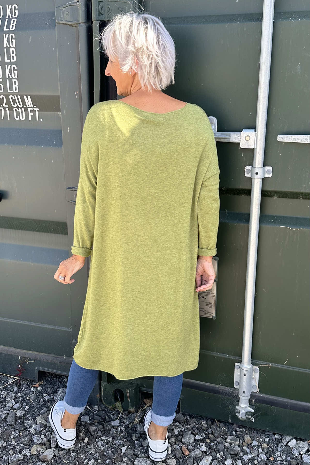 Maggie Knitted Tunic Green