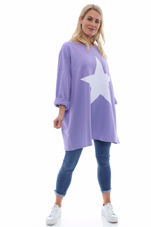 Stanton Star Cotton Top Light Purple