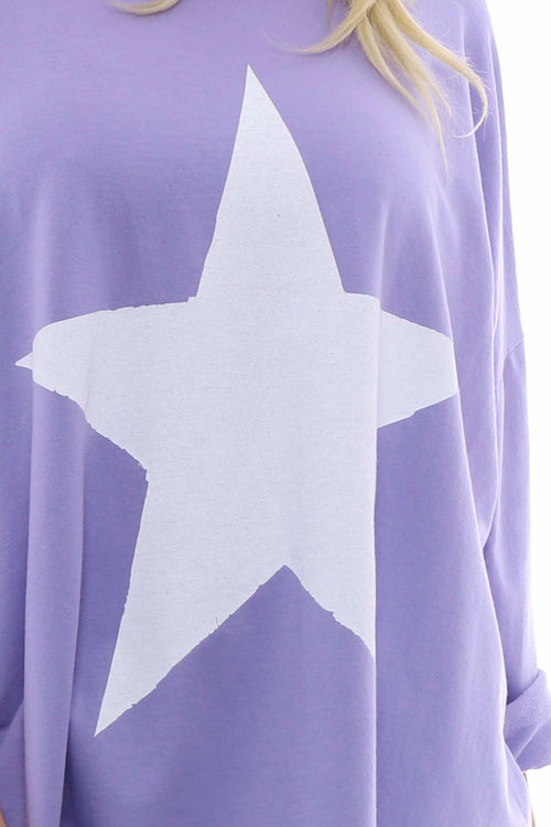 Stanton Star Cotton Top Light Purple - Image 5