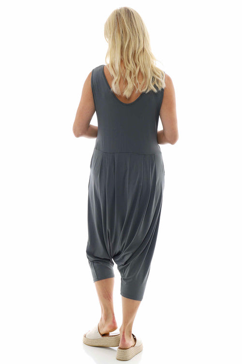 Maya Jumpsuit Charcoal - Image 4