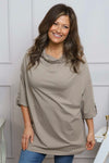 Raleigh Cowl Cotton Top Mocha