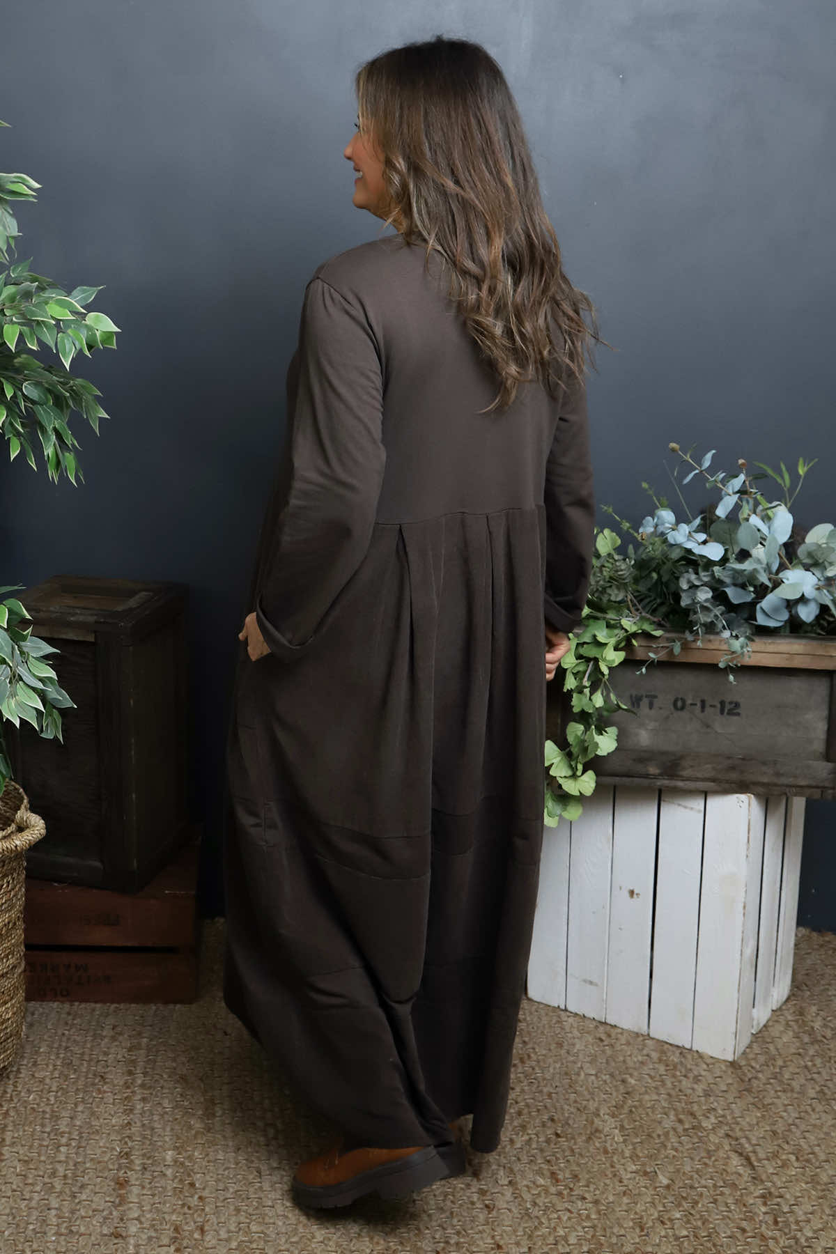 Petra Cotton Dress Cocoa