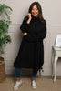 Dalary Cowl Neck Cotton Tunic Black