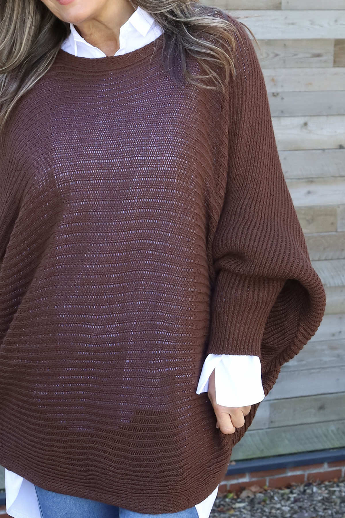 Lauren Knitted Jumper Cocoa