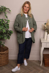 Gatwick Jersey Jacket Khaki