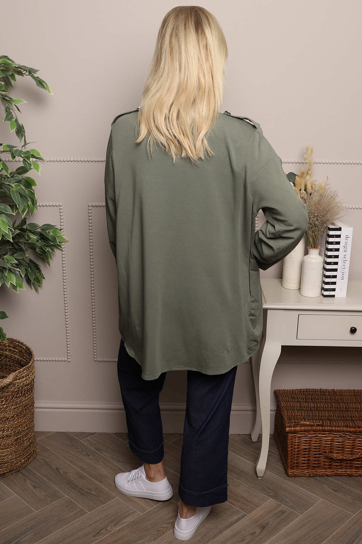 Gatwick Jersey Jacket Khaki