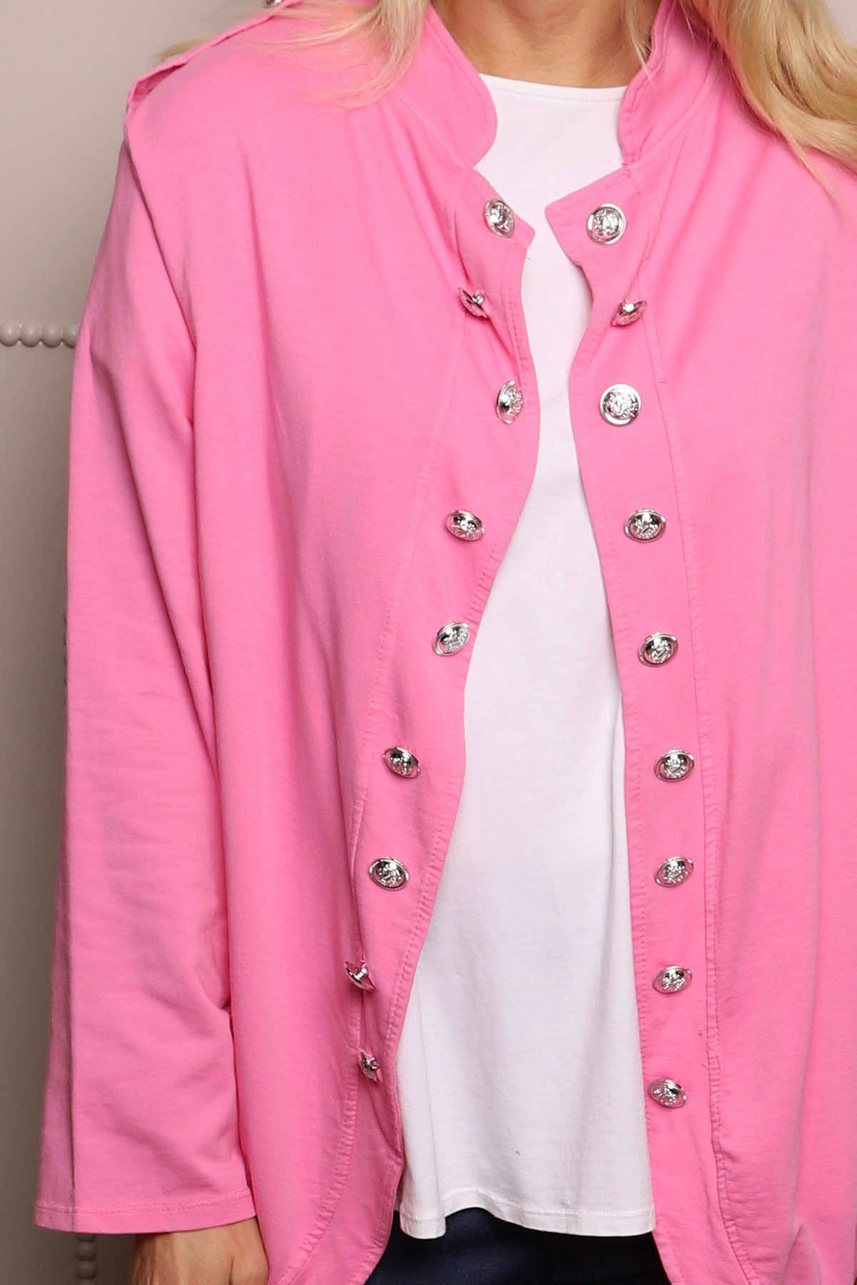 Gatwick Jersey Jacket Fuchsia