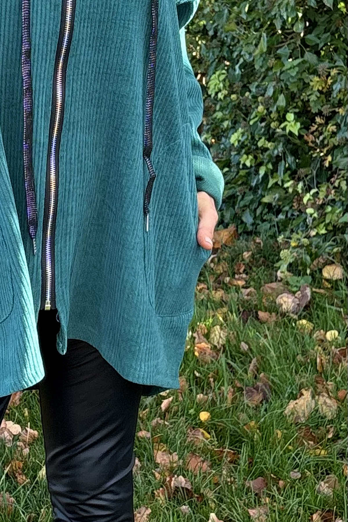 Honor Zip Up Hooded Jacket Jade Green