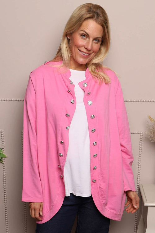 Gatwick Jersey Jacket Fuchsia - Image 2