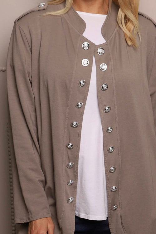 Gatwick Jersey Jacket Mocha - Image 3