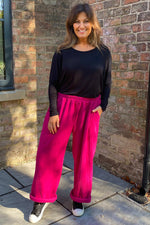 Mason Cord Trousers Fuchsia Fuchsia - Mason Cord Trousers Fuchsia