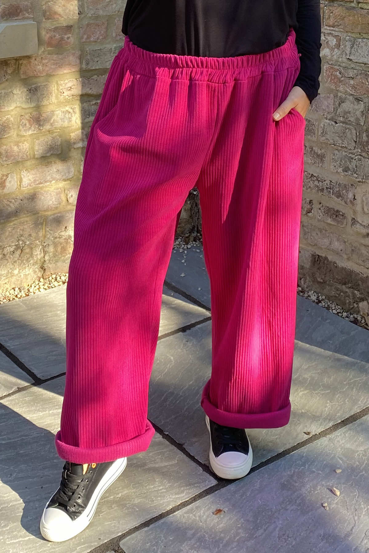 Mason Cord Trousers Fuchsia