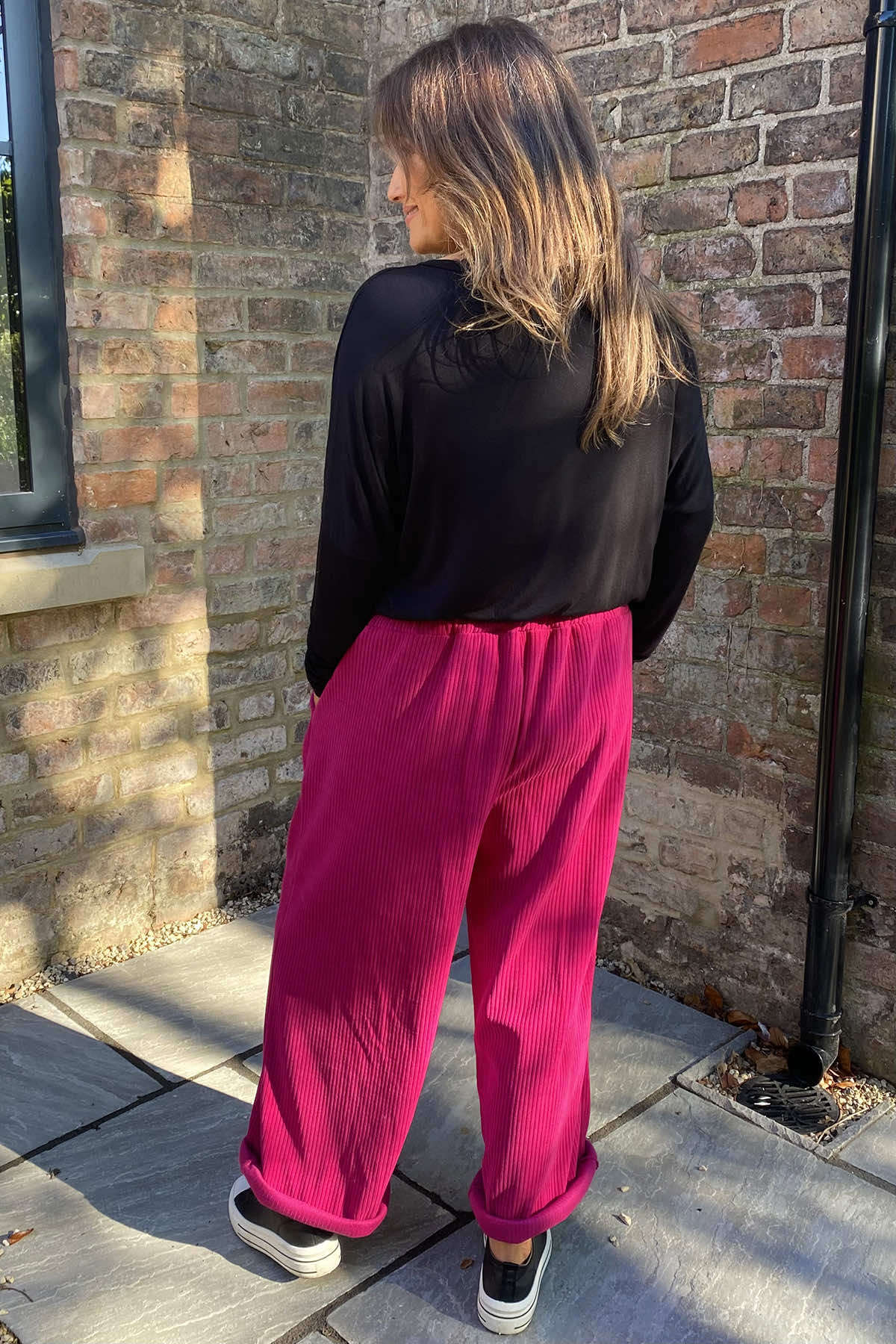 Mason Cord Trousers Fuchsia