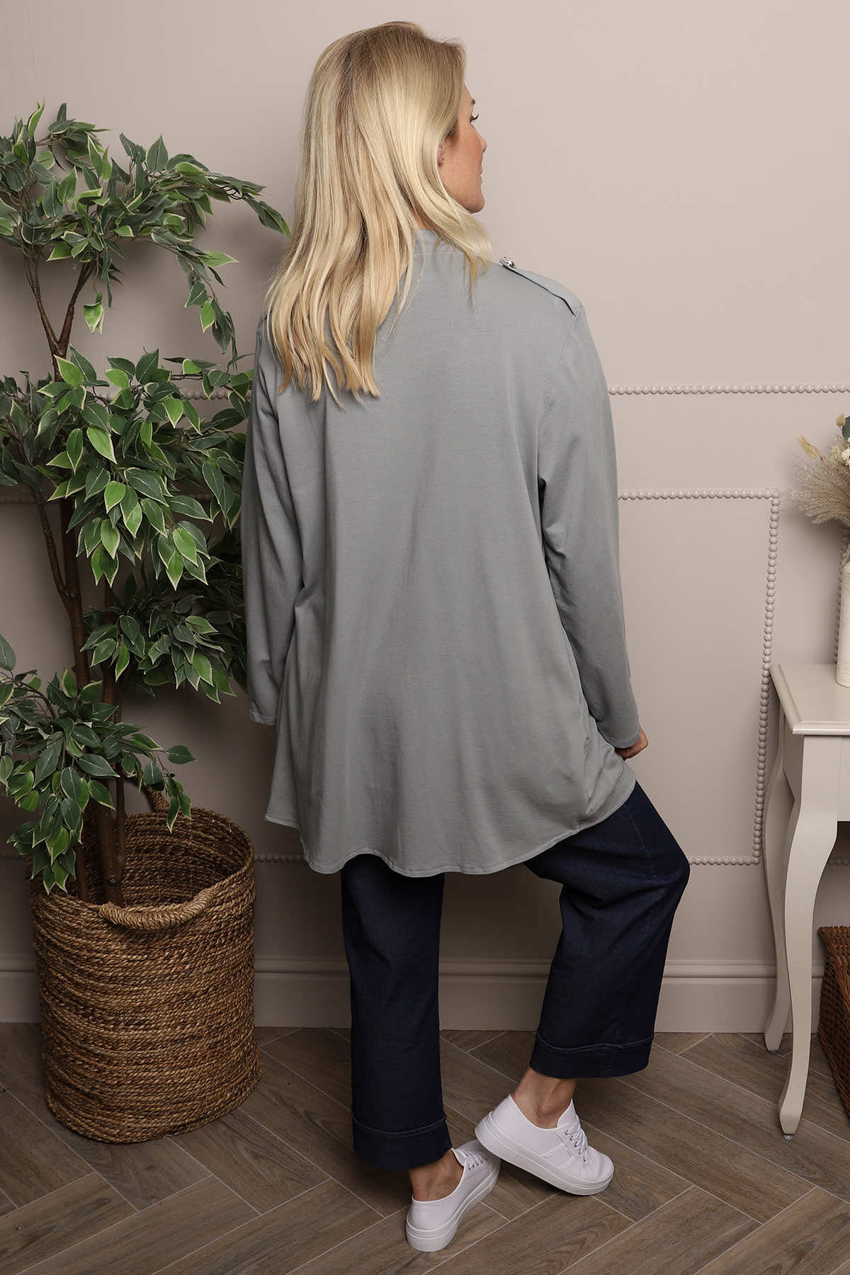 Gatwick Jersey Jacket Mid Grey