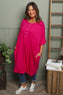 Claire Cotton Dress Fuchsia