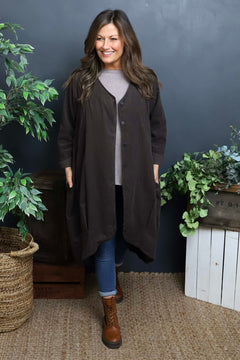 Lacinda Needlecord Jacket Cocoa